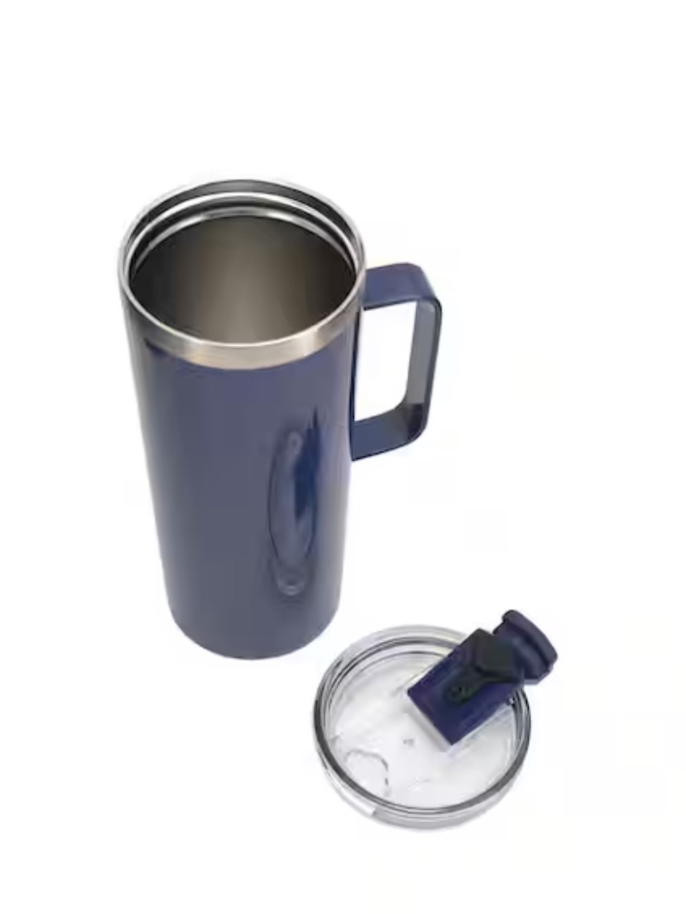 Ashland Stainless Steel Insulated Coffee Tumbler with Handle - Blue Sparkle